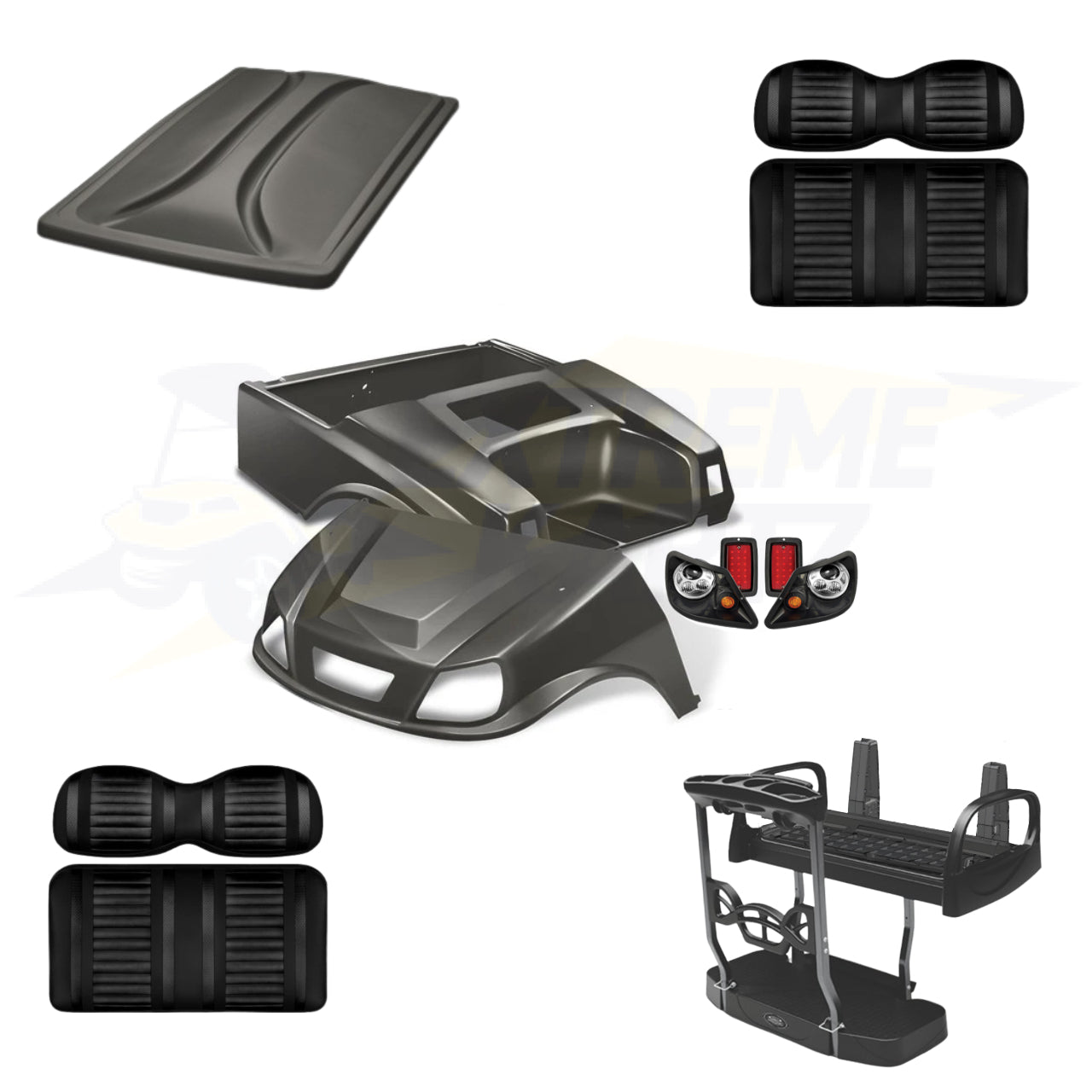 Club Car DS Spartan 5pc Upgrade Kit - Graphite