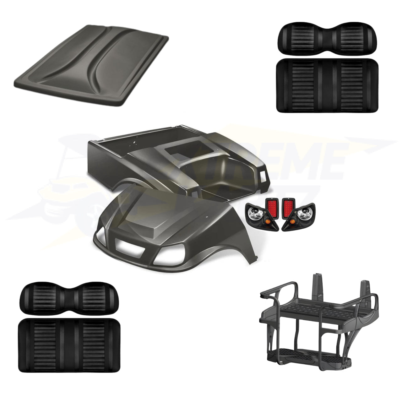Club Car DS Spartan 5pc Upgrade Kit - Graphite