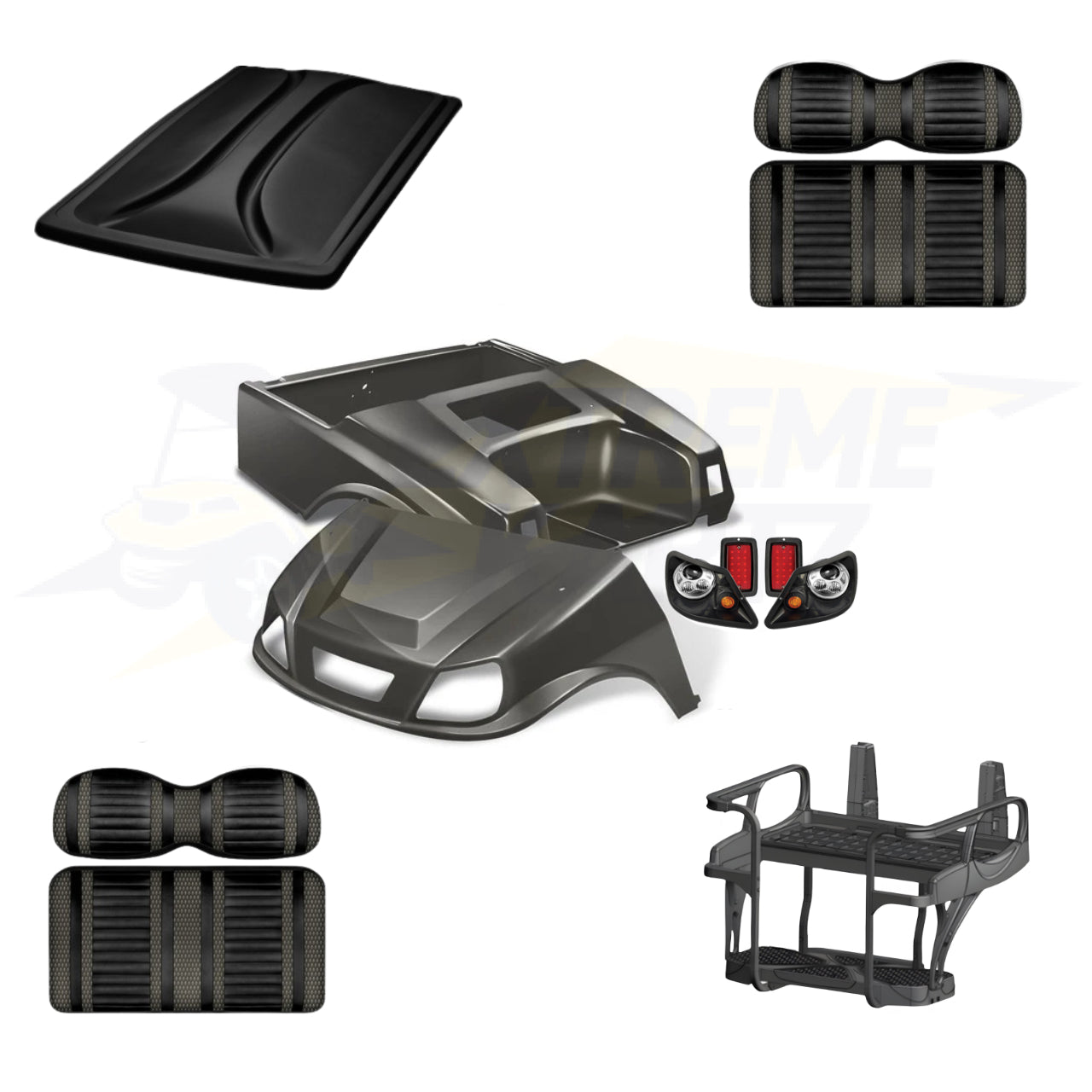 Club Car DS Spartan 5pc Upgrade Kit - Graphite