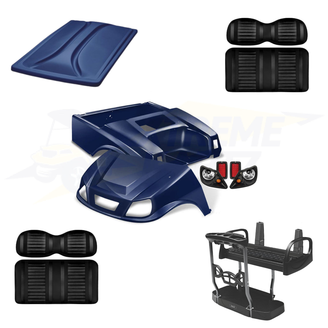 Club Car DS Spartan 5pc Upgrade Kit - Navy