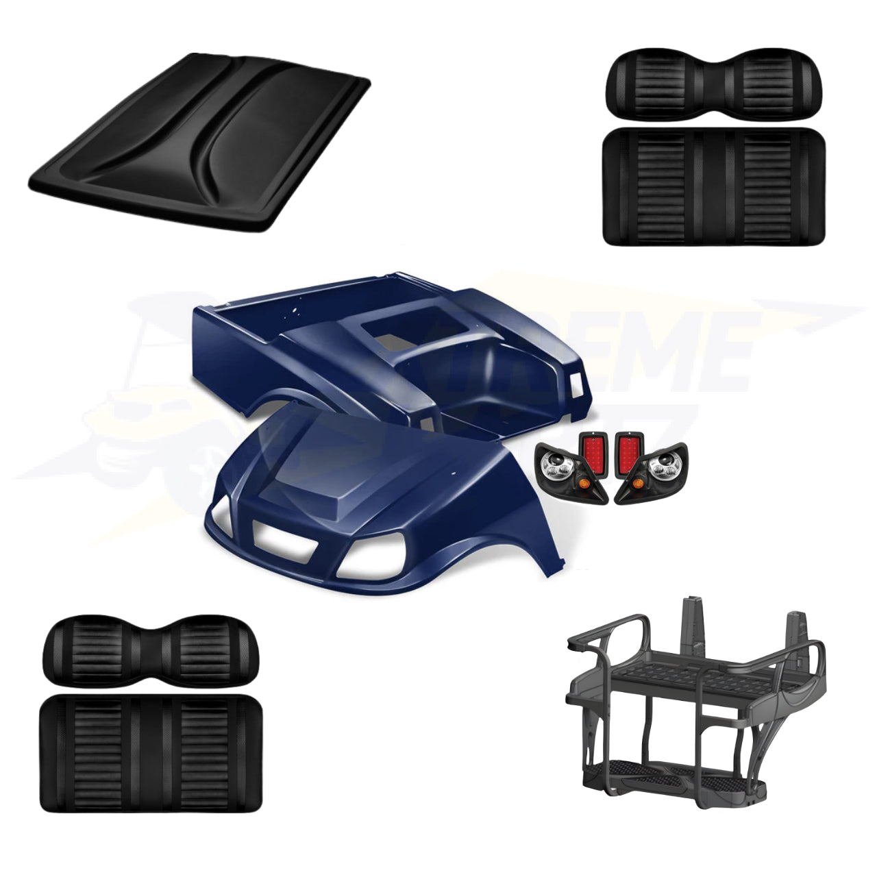 Club Car DS Spartan 5pc Upgrade Kit - Navy