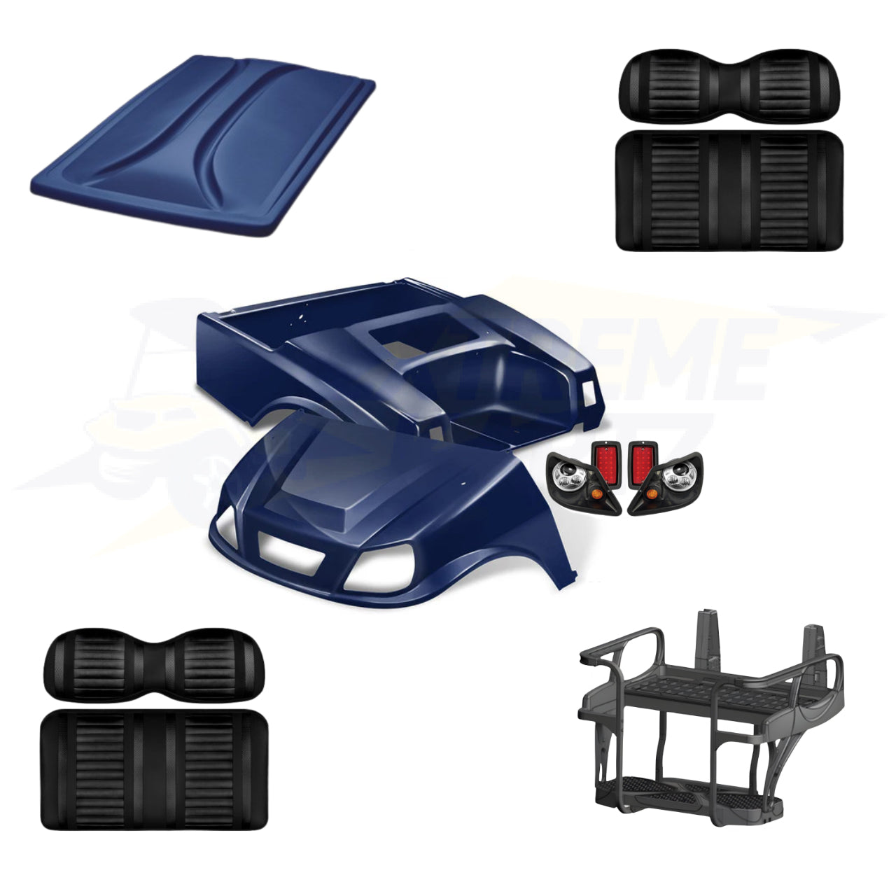 Club Car DS Spartan 5pc Upgrade Kit - Navy
