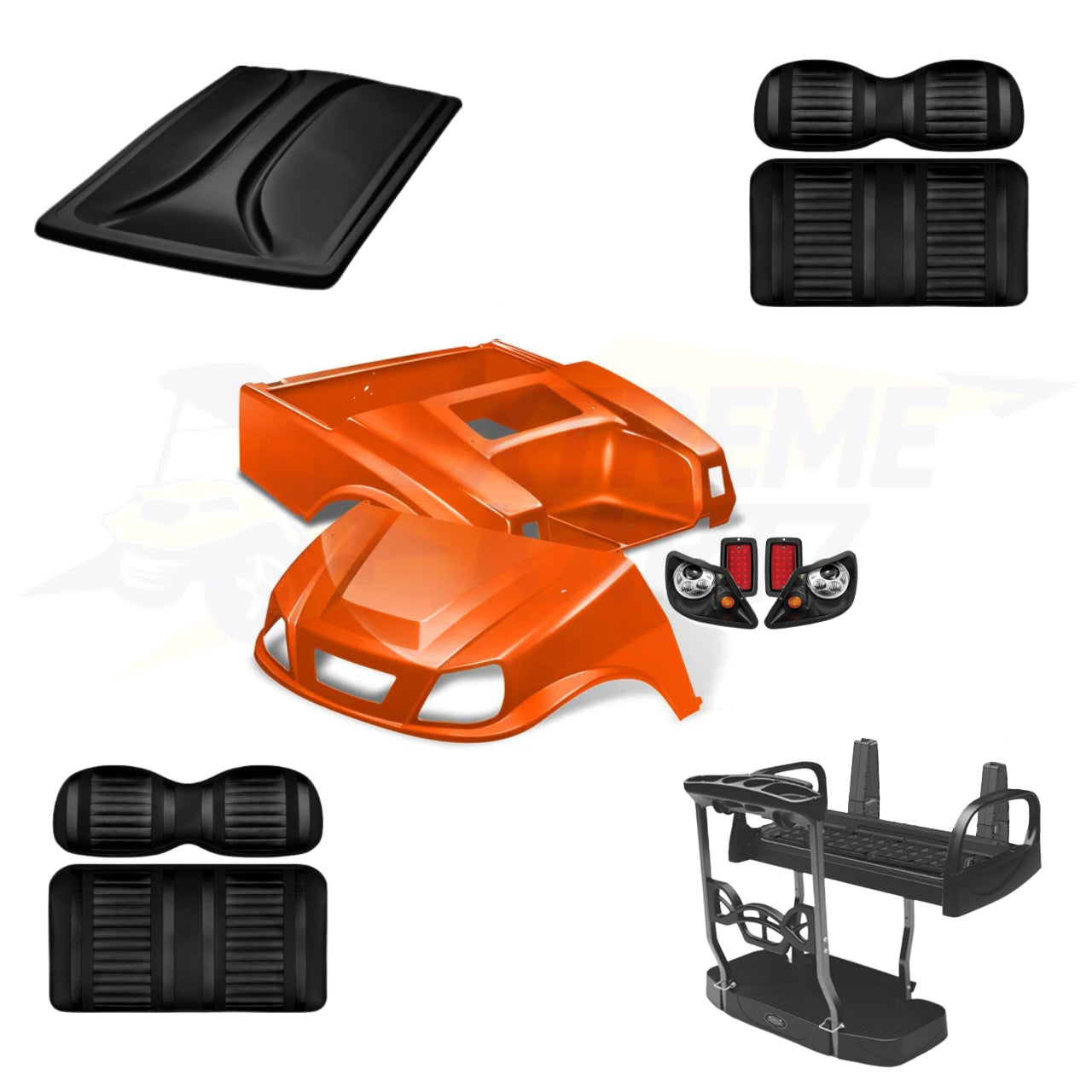 Club Car DS Spartan 5pc Upgrade Kit - Orange