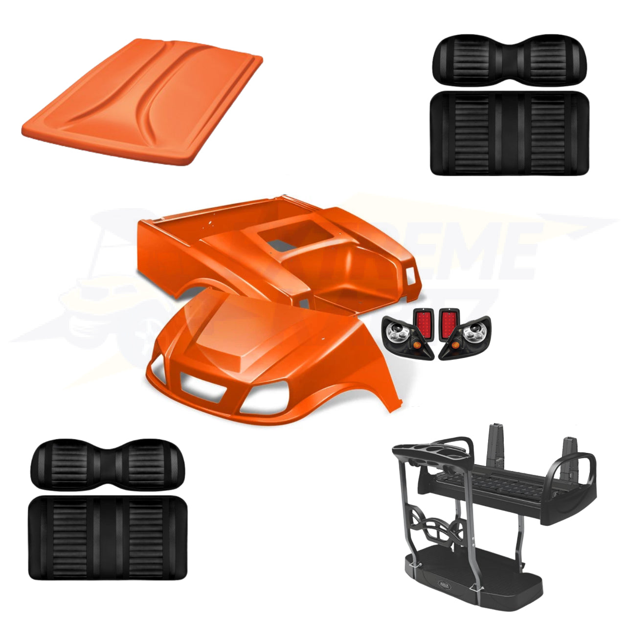 Club Car DS Spartan 5pc Upgrade Kit - Orange
