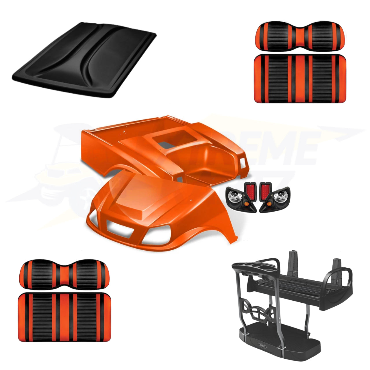 Club Car DS Spartan 5pc Upgrade Kit - Orange