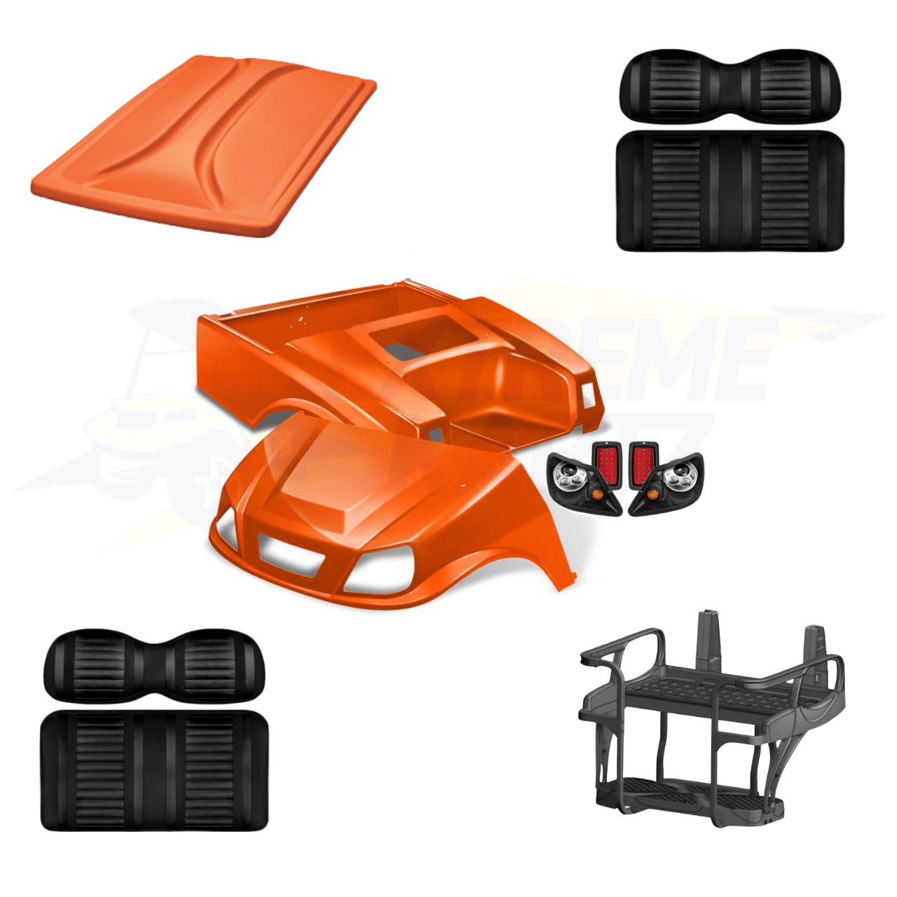 Club Car DS Spartan 5pc Upgrade Kit - Orange