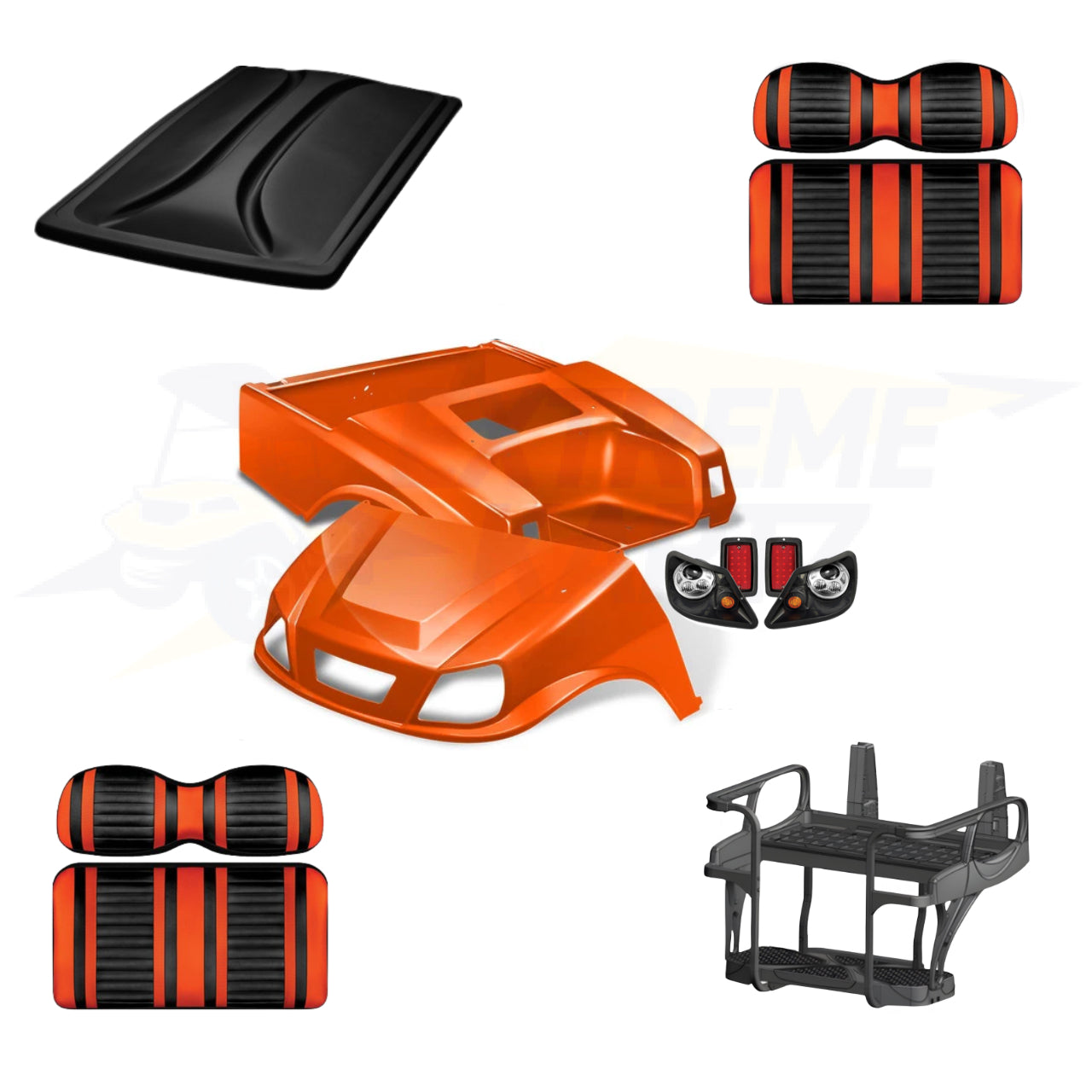 Club Car DS Spartan 5pc Upgrade Kit - Orange