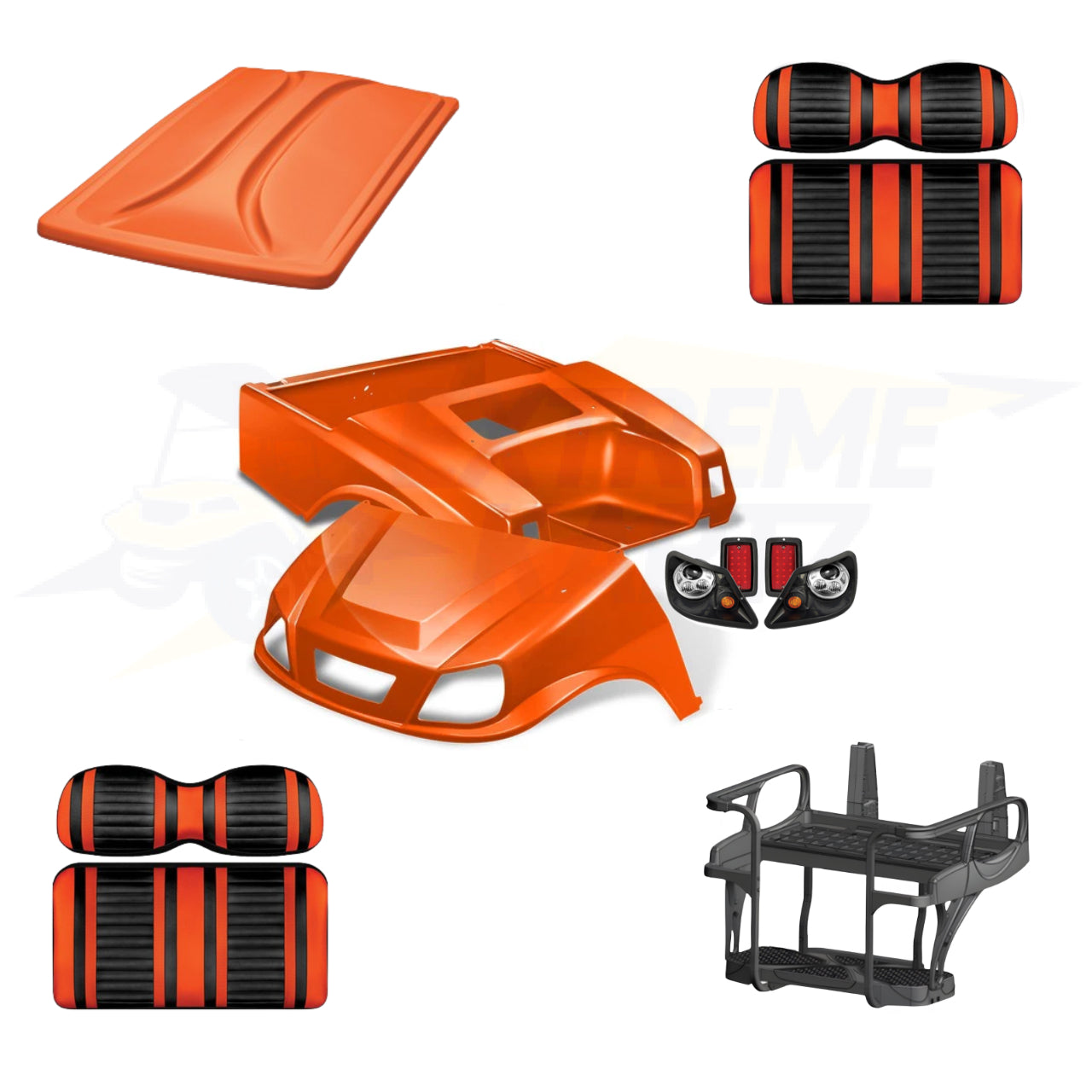Club Car DS Spartan 5pc Upgrade Kit - Orange