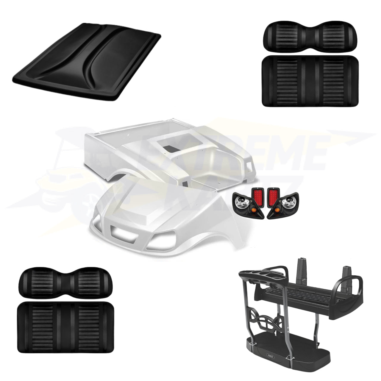 Club Car DS Spartan 5pc Upgrade Kit - Pearl White