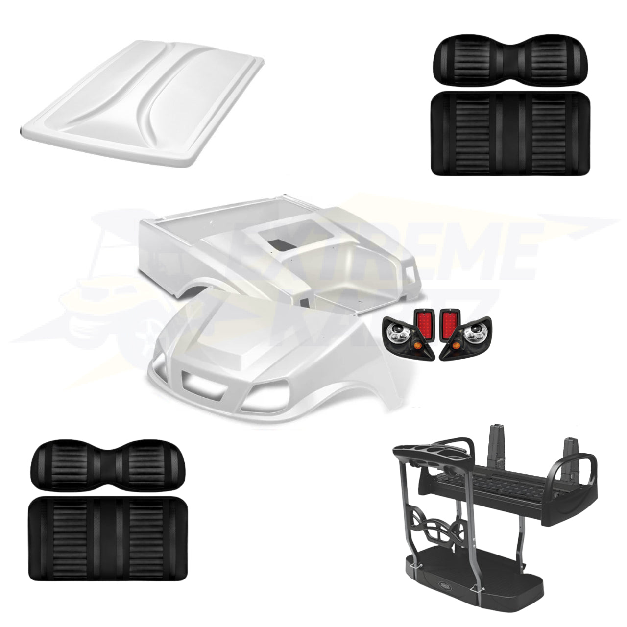 Club Car DS Spartan 5pc Upgrade Kit - Pearl White