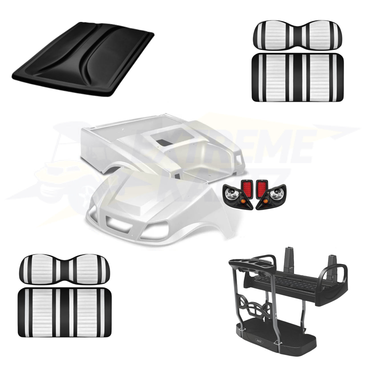 Club Car DS Spartan 5pc Upgrade Kit - Pearl White