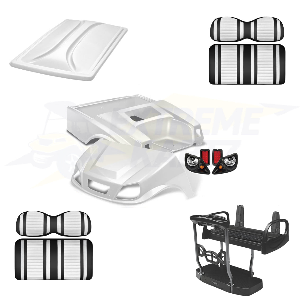 Club Car DS Spartan 5pc Upgrade Kit - Pearl White
