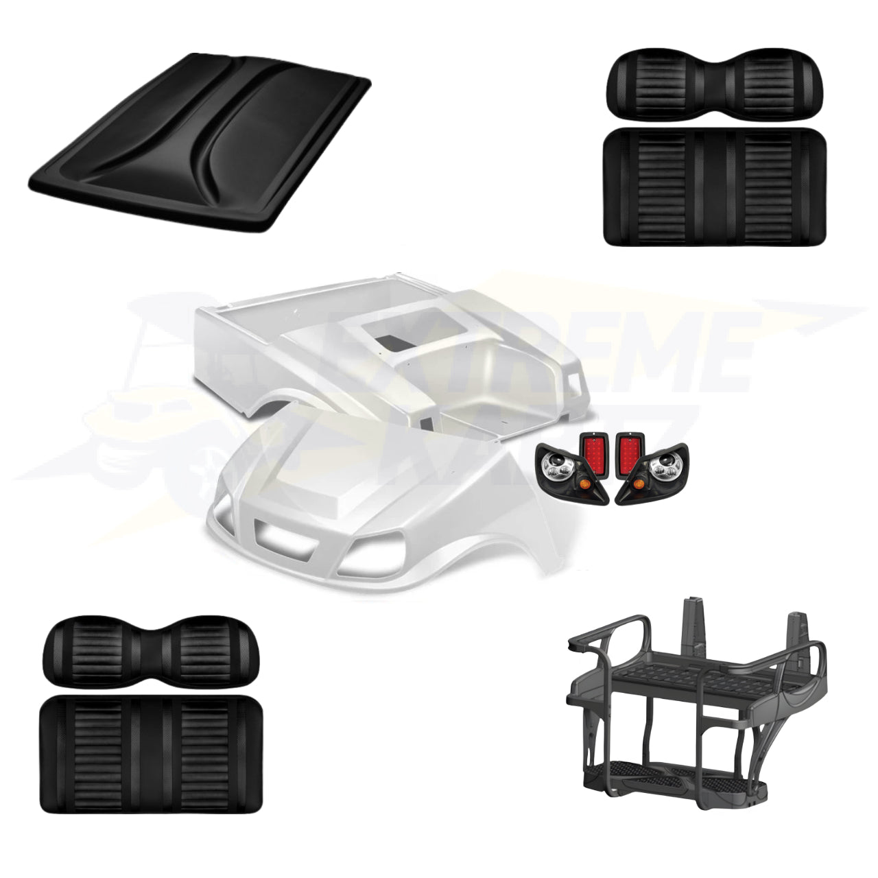 Club Car DS Spartan 5pc Upgrade Kit - Pearl White