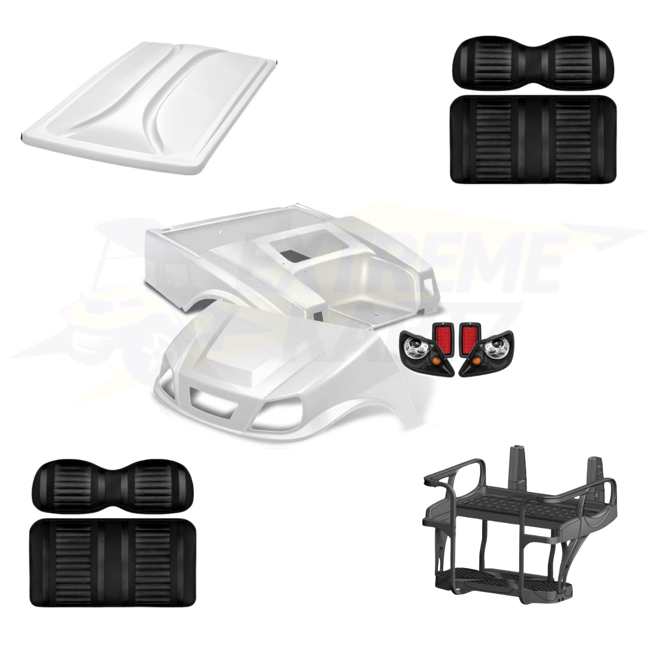 Club Car DS Spartan 5pc Upgrade Kit - Pearl White