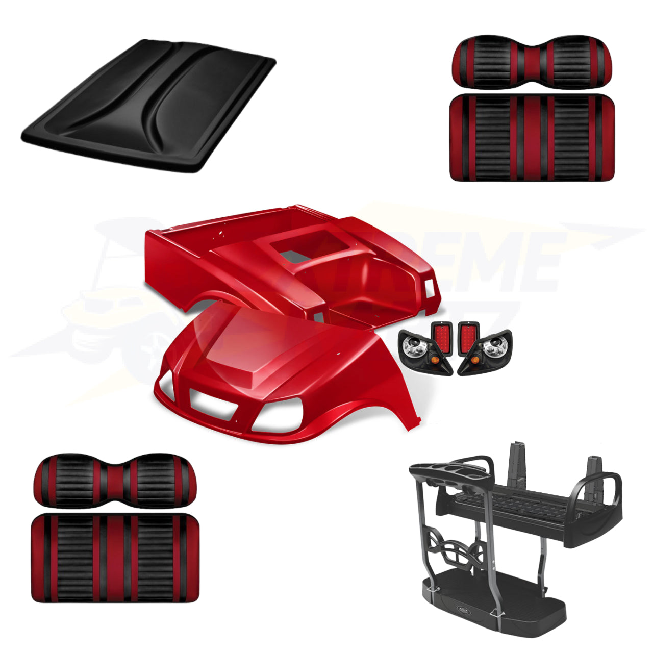 Club Car DS Spartan 5pc Upgrade Kit - Ruby
