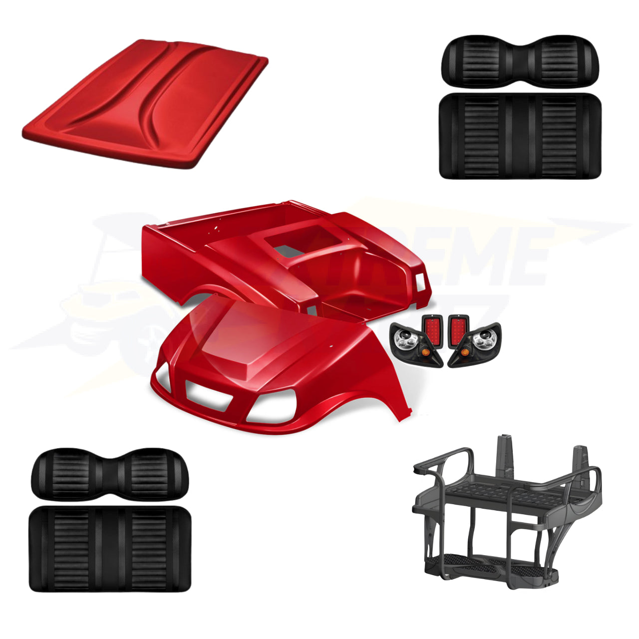 Club Car DS Spartan 5pc Upgrade Kit - Ruby