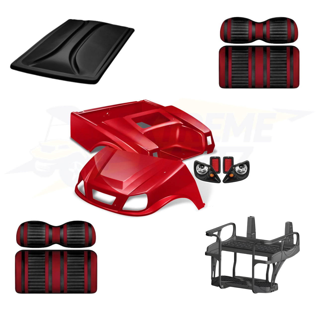 Club Car DS Spartan 5pc Upgrade Kit - Ruby