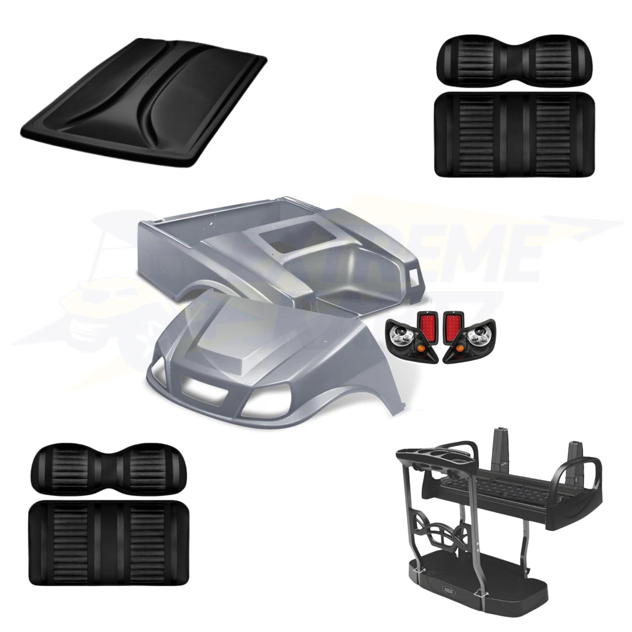 Club Car DS Spartan 5pc Upgrade Kit - Silver