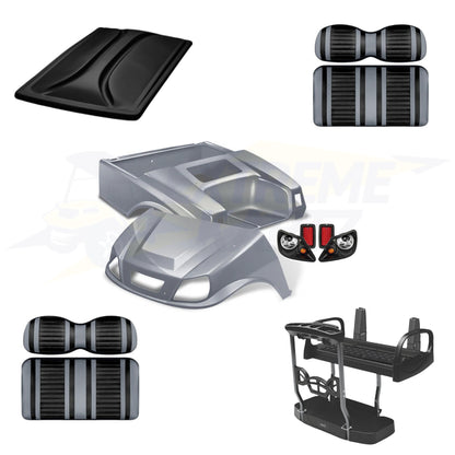 Club Car DS Spartan 5pc Upgrade Kit - Silver