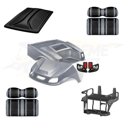 Club Car DS Spartan 5pc Upgrade Kit - Silver