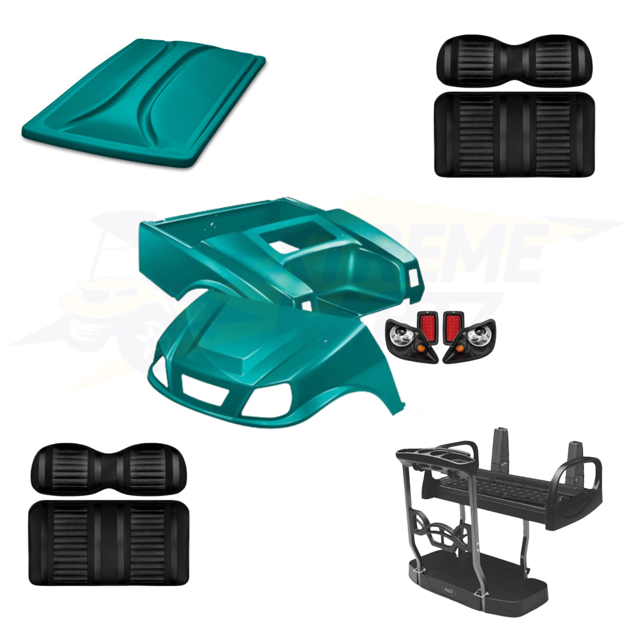 Club Car DS Spartan 5pc Upgrade Kit - Teal
