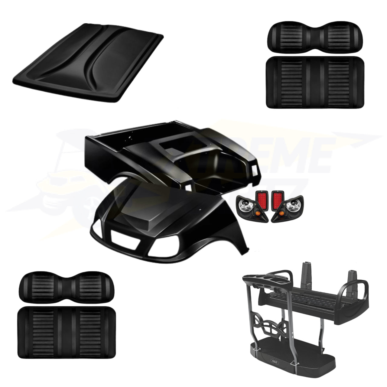 Club Car DS Spartan 5pc Upgrade Kit - Black
