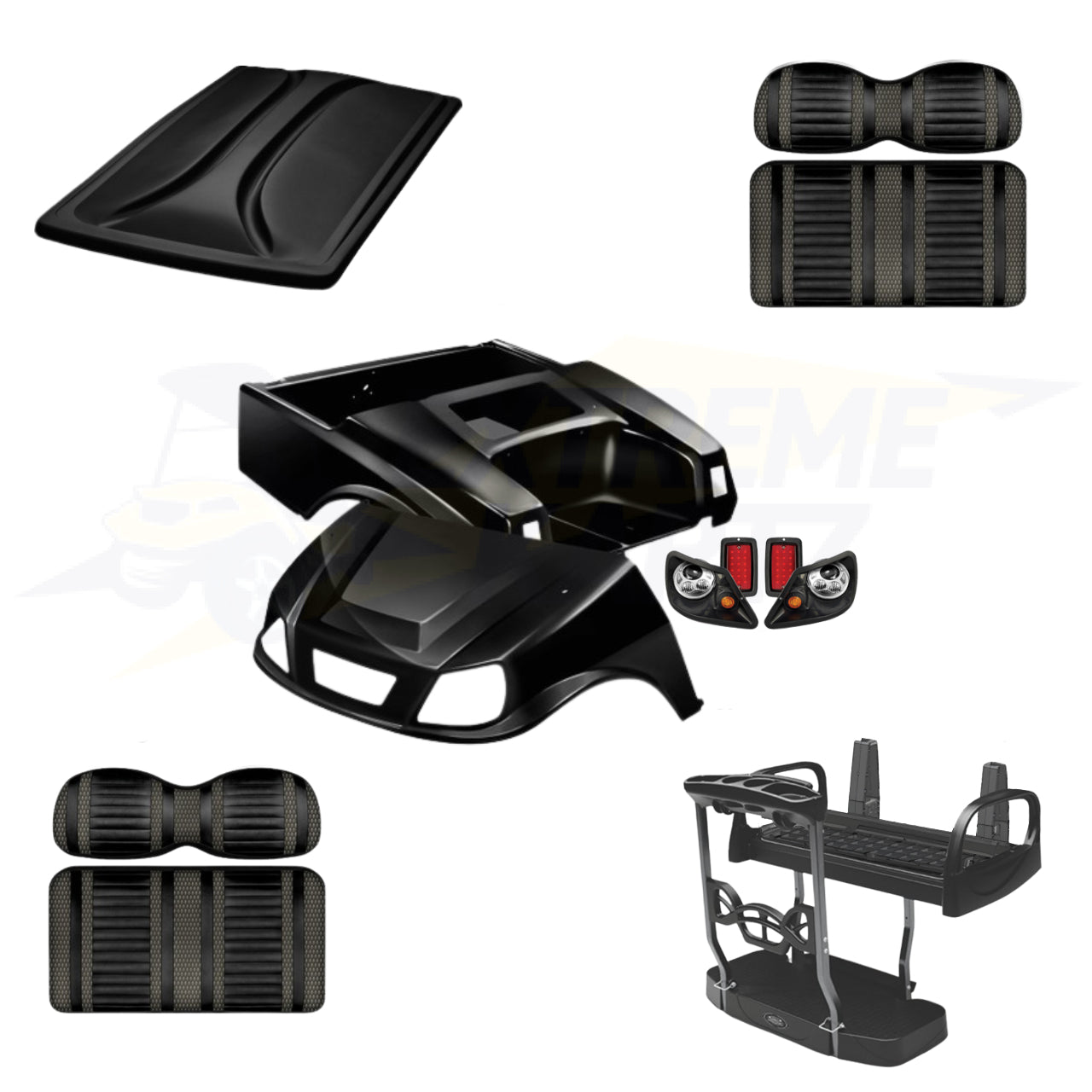 Club Car DS Spartan 5pc Upgrade Kit - Black