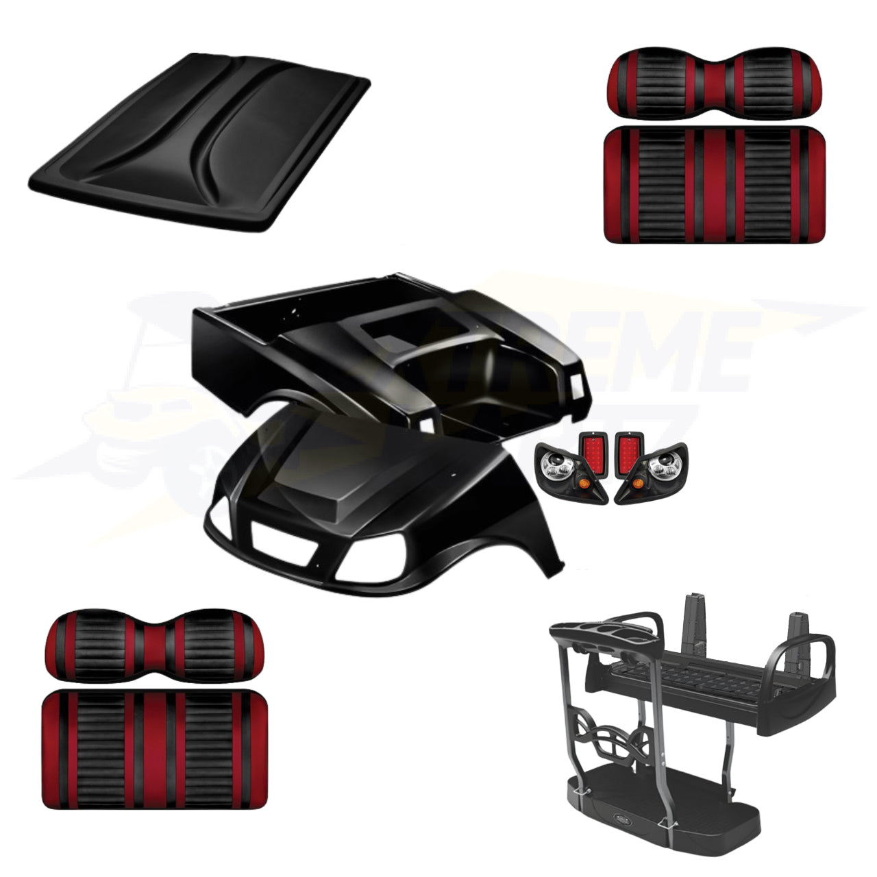 Club Car DS Spartan 5pc Upgrade Kit - Black