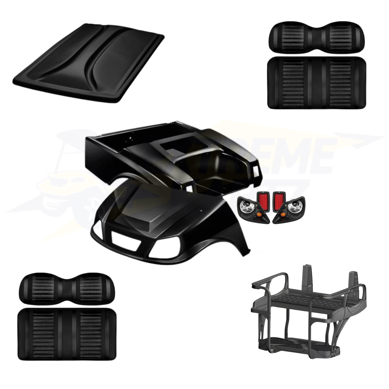 Club Car DS Spartan 5pc Upgrade Kit - Black