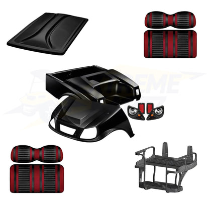 Club Car DS Spartan 5pc Upgrade Kit - Black