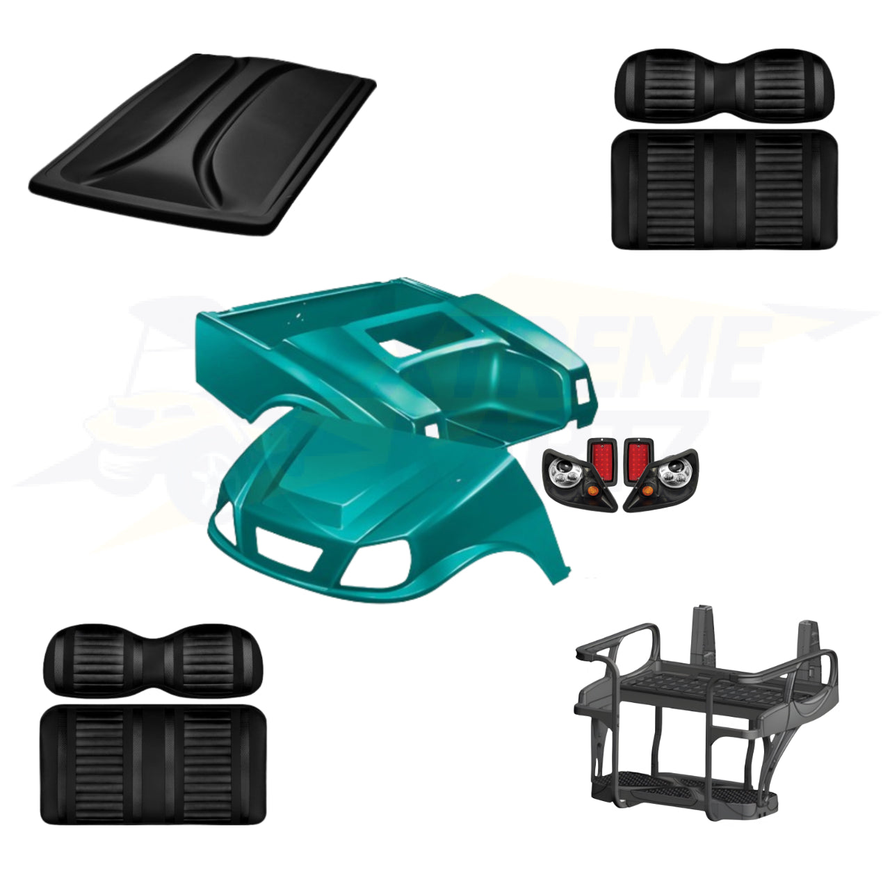 Club Car DS Spartan 5pc Upgrade Kit - Teal