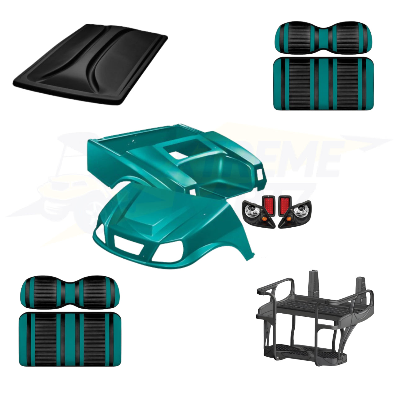 Club Car DS Spartan 5pc Upgrade Kit - Teal