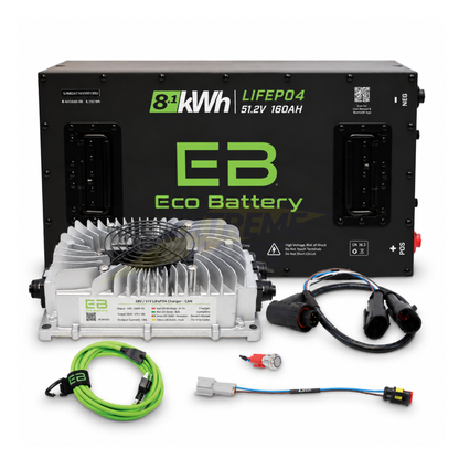 Eco Battery 48v 160ah Lithium Bundle Kit - Select your Cart