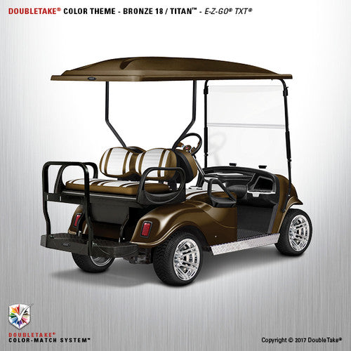 Doubletake Complete Golf Cart refurbish package for the Club Car Precedent in Bronze