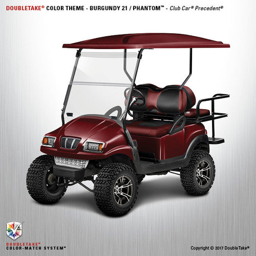 Doubletake Precedent Complete Burgandy Golf Cart Refurbish Kit Phantom Body