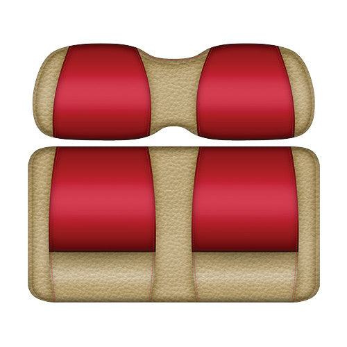 DoubleTake Two Tone Rear Seat Cushion Set - Veranda Edition - Sand