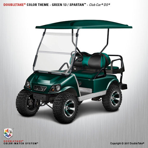 Doubletake complete EZ-GO TXT Golf Cart Refurbish Kit in Green