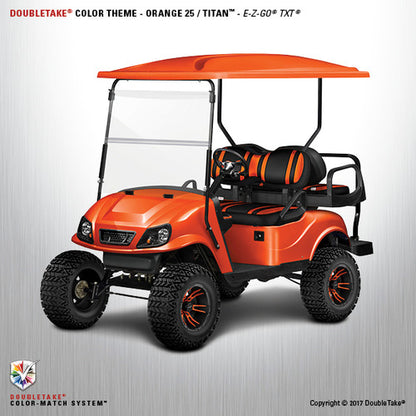 Doubletake complete EZ-GO TXT Golf Cart Refurbish Kit in Orange