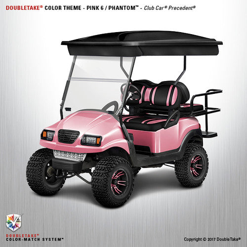 Doubletake Precedent Complete Pink Golf Cart Refurbish Kit Phantom Body