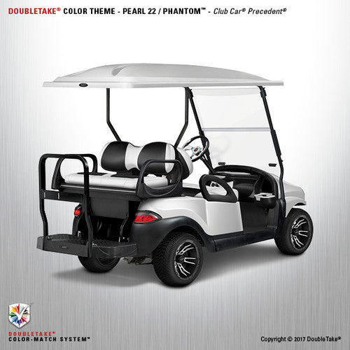 Doubletake Complete Golf Cart refurbish package for the Club Car Precedent in Pearl