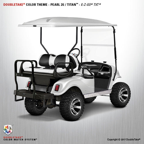 Doubletake complete EZ-GO TXT Golf Cart Refurbish Kit in Pearl