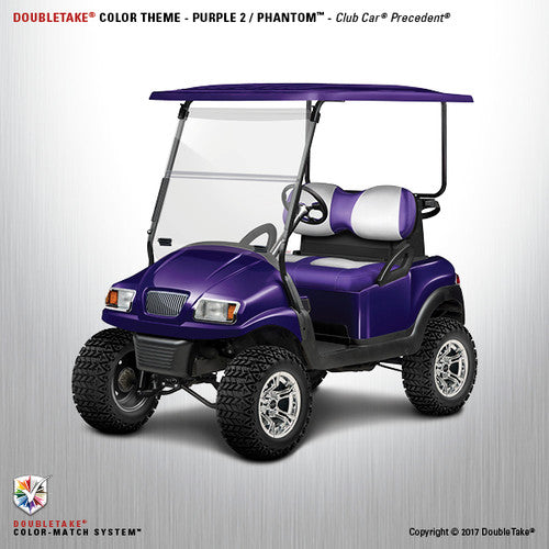 Doubletake Precedent Complete Purple Golf Cart Refurbish Kit Phantom Body