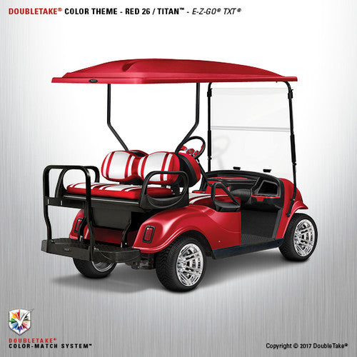 Doubletake complete Spartan Golf Cart Refurbish Kit in Red