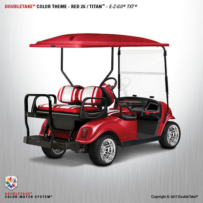 Doubletake complete Spartan Golf Cart Refurbish Kit in Red