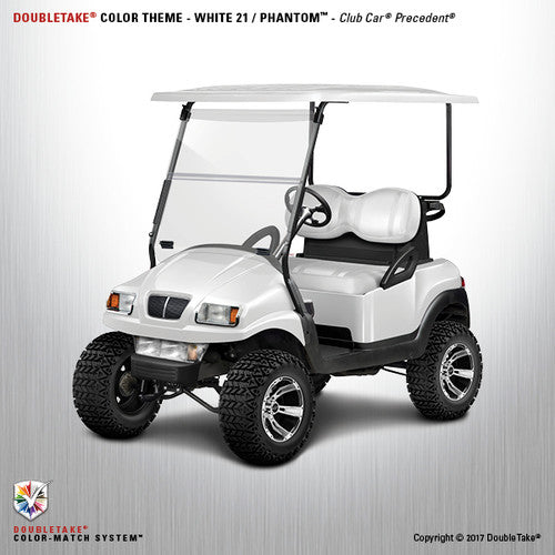 Doubletake Precedent Complete White Golf Cart Refurbish Kit Phantom Body