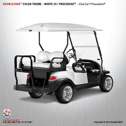 Doubletake Complete Golf Cart refurbish package for the Club Car Precedent in White