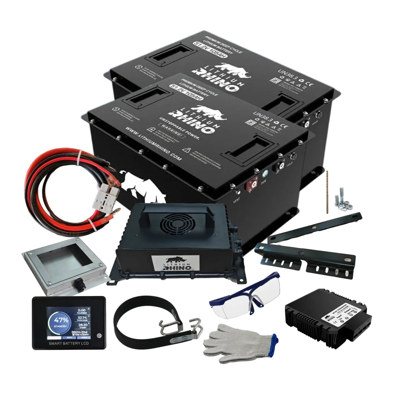 Polaris Ranger Lithium Rhino Bundles - Choose your Setup & Battery