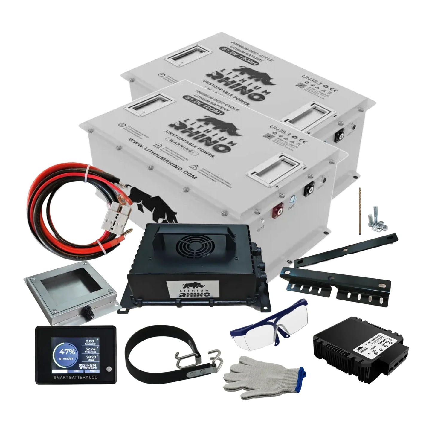 Polaris Ranger Lithium Rhino Bundles - Choose your Setup & Battery