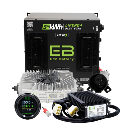 Eco Battery 48V 60Ah Lithium Bundle Kit