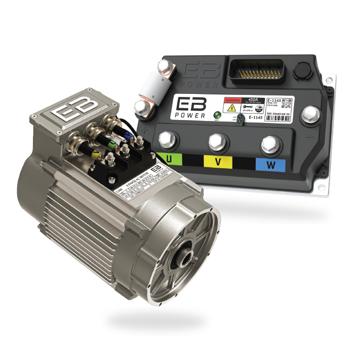 EB Power 5kW 19-spline motor with 450A controller for Yamaha and EZGO golf carts